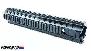 A&K 12-inch Quad Rail Black