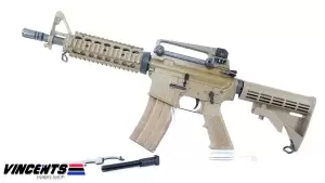 WE M4 CQBR GBB Tan Rifle