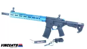 EC 335 Two Tone Black and Blue AEG Rifle