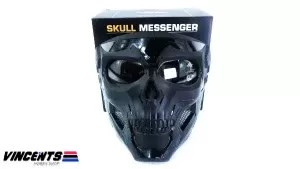 Skull Messenger Mask Black