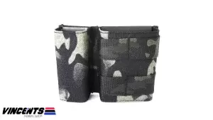 TMZ Canvas Magazine Pouch Black Multicam