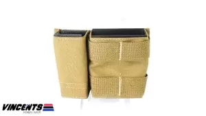 TMZ Canvas Magazine Pouch Tan