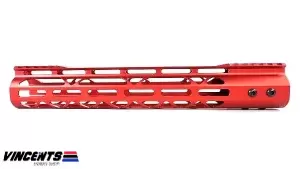 GT Series M-lock Quad Rail 12-inch Red