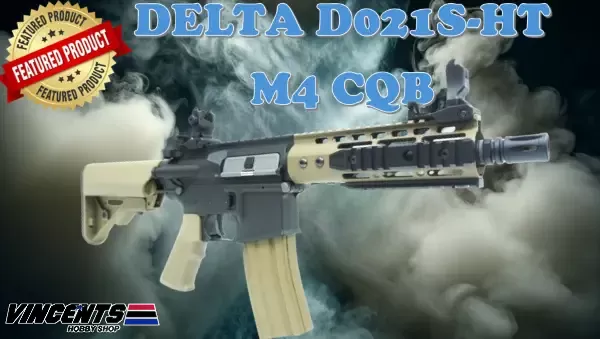 Delta D021s HT M4 CQB Two Tone: Black and Tan