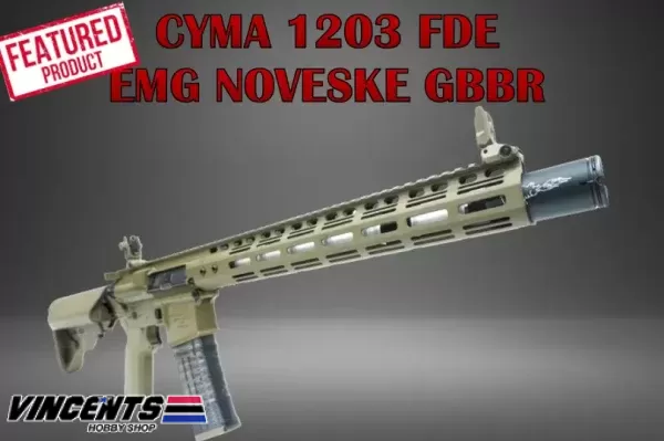 Cyma 1203 FDE GBBR EMG Noveske N4 CGS Platinum