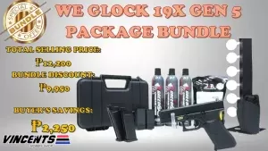 Package Bundles 079 - WE Glock 19x Gen 5 Black