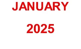 001 – January 2025 Arrivals